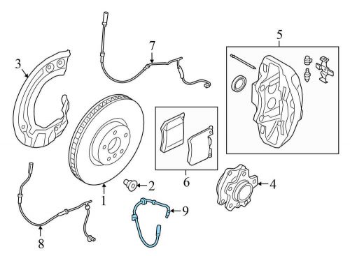 2018-2020 BMW 530E G30 - Front Brake HOSE / LINE 6861805, US $24.99, image 2