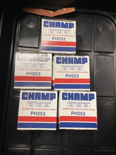 Lot Of 5 Champ PH253 Spin-on Engine Oil Filter Replacement, US $25.00, image 2