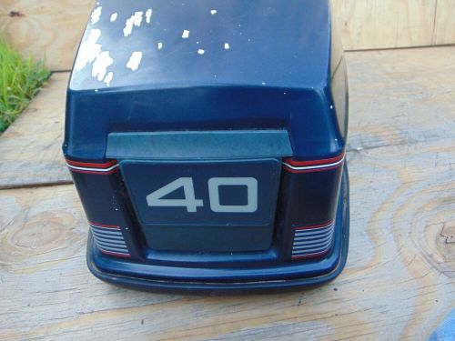 Vintage 1980s-1990s OMC Evinrude 40 HP VRO Outboard Hood Cowl Housing Shroud, US $69.99, image 6