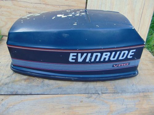 Vintage 1980s-1990s OMC Evinrude 40 HP VRO Outboard Hood Cowl Housing Shroud, US $69.99, image 9