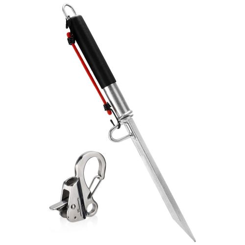 32'' Sand Spike Boat Anchor Pole w/ Hook for Shallow Water Shore, Beach, Sandbar, US $60.99, image 6