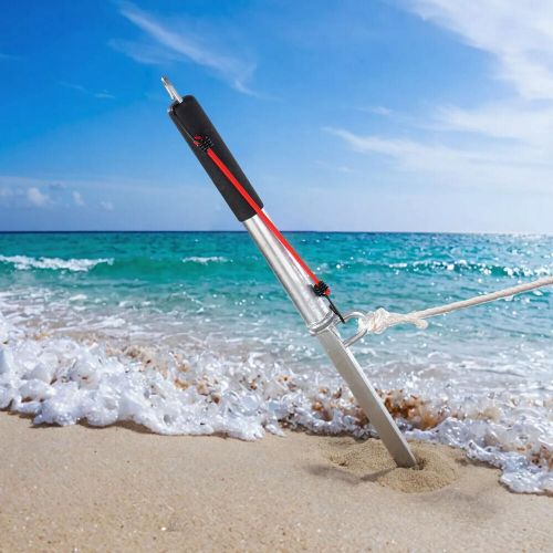 32'' Sand Spike Boat Anchor Pole w/ Hook for Shallow Water Shore, Beach, Sandbar, US $60.99, image 8