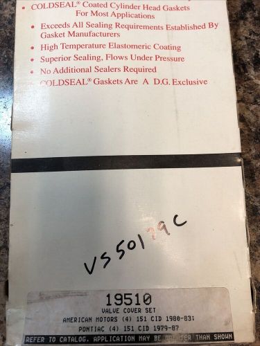 Nos rockhill 19510 engine valve cover gasket set! f+s!