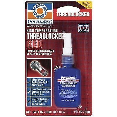 Permatex 27200 Hi Temp Threadlocker 10Ml - Red Thread Locker, Red, High Strength, US $35.61, image 17