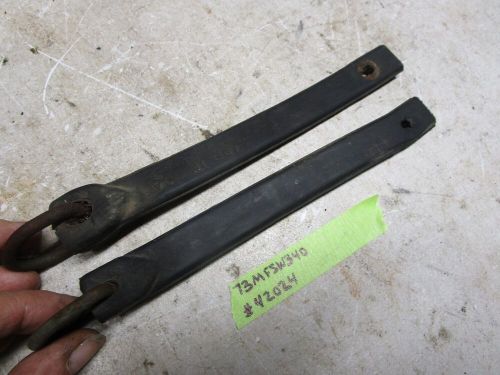 Vintage 73 massey ferguson ski whiz 340t snowmobile hood straps