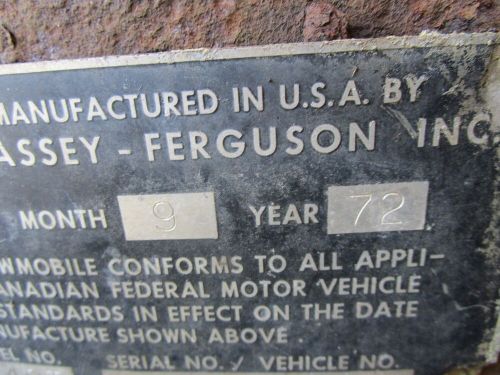 Vintage 73 Massey Ferguson Ski Whiz 340T Snowmobile Hood Straps, US $29.99, image 4