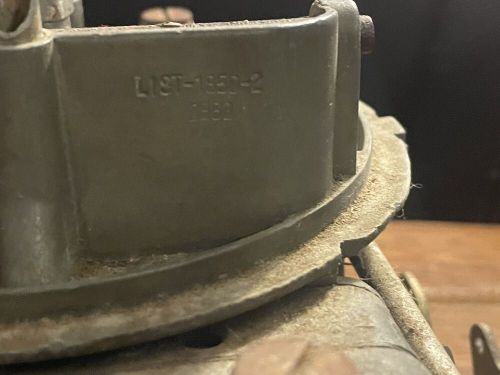 Vtg HOLLEY 4-Barrel Carb-Carburetor 1850-2 Used Parts or Repair, US $49.99, image 3