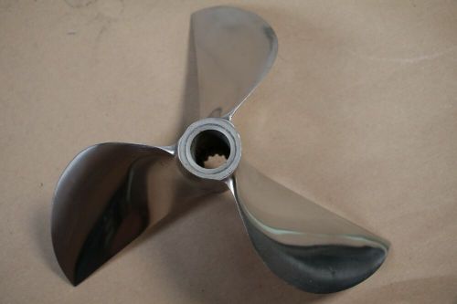 OMC Cleaver Propeller 10.5 X 20P 431HT35 Stainless Steel Mini Racing Prop LH, US $290.27, image 2