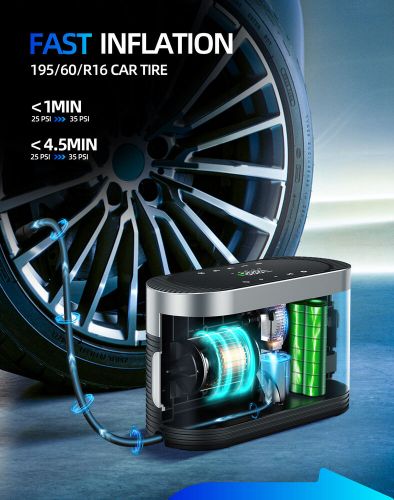 Auto 12V Volt 150 PSI Tire Inflator Car Air Pump Compressor Electric Portable, US $29.99, image 2