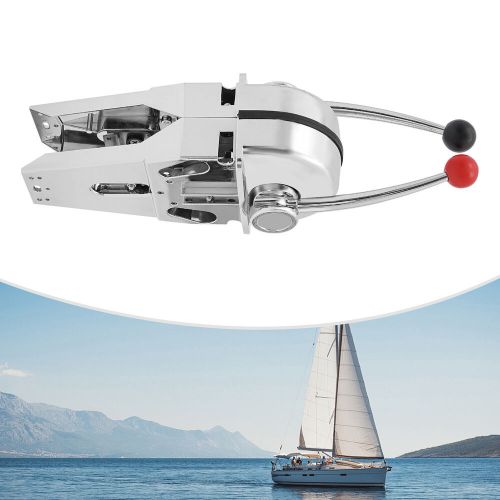 Twin Lever Marine Dual Engine Throttle Control Boat Handle Top Mount Zinc Alloy, US $169.18, image 12
