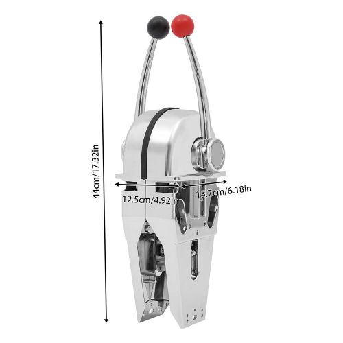 Twin Lever Marine Dual Engine Throttle Control Boat Handle Top Mount Zinc Alloy, US $169.18, image 15