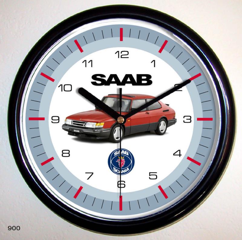 Saab 900 coupe, cabrio or spg turbo wall clock choice of 3 models 1990s