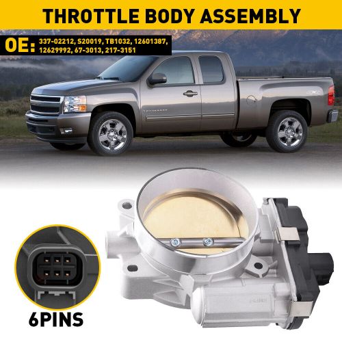 Throttle Body For Chevrolet Silverado 1500 GMC Sierra 1500 5.3L 2009 2010-2013 W, US $68.99, image 10