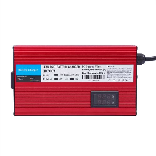 700W 48V 12Amp Energy-saving Golf Cart Charger with "Barrel" 2 Pin Style Plug, US $84.24, image 7