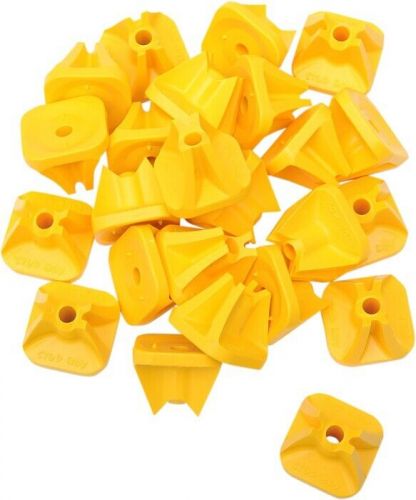 Stud boy pro super lite single backing plate 1ply/2ply yellow 5/16"-24 96-pack