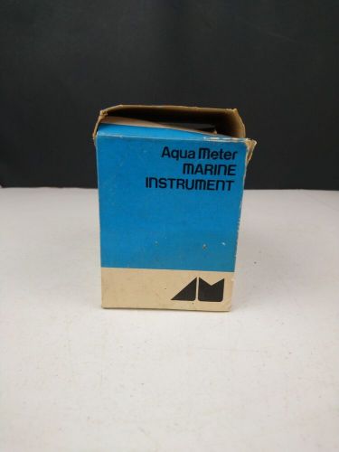 New old stock aqua meter marine instrument ensign compass 80b black - open box