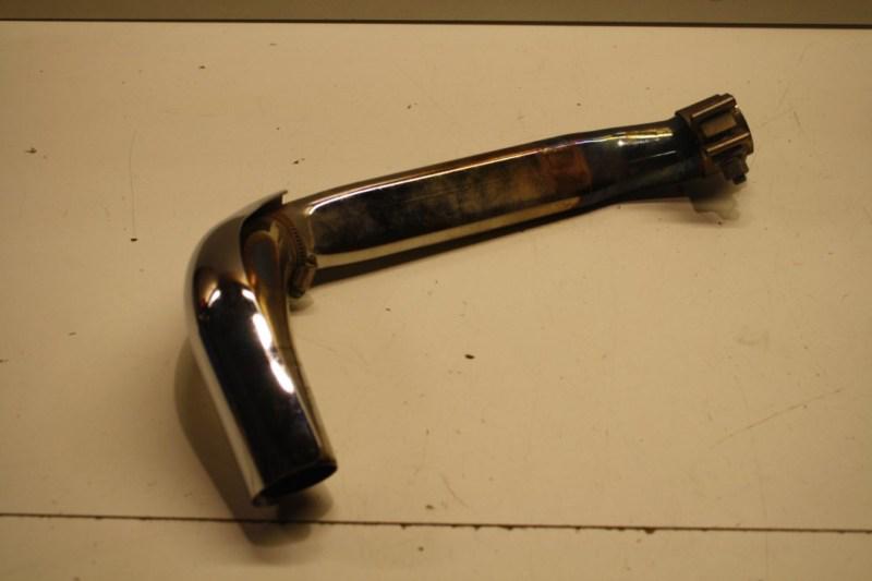 Harley davidson touring crooked krummer exhaust pipe 2009