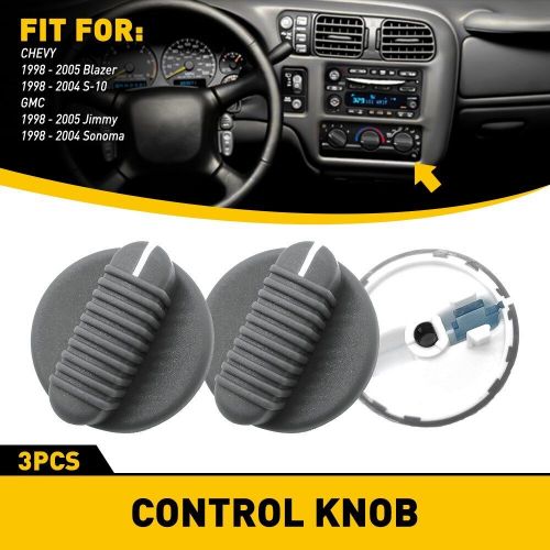 6PC Car Interior Control Climate Knob AC Fan Heater For 98-05 GMC Jimmy Sonoma, US $37.19, image 2