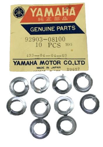 10 PK NOS YAMAHA 92903-08100 REPLACEMENT SPRING WASHERS FITS 1962-2012 MODELS, US $19.00, image 8