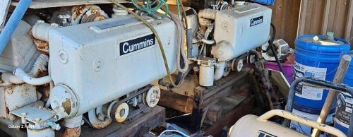 Cummins V-504-M , 8.3 , Marine Diesel Engine / 200 HP with Transmission PAIR, US $12,500.00, image 2