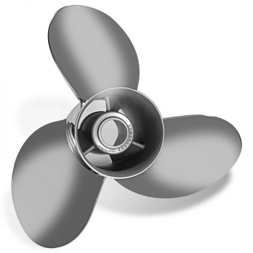 14 1/2X25 Stainless steel Boat Propeller for Mercury 135-300HP 15 Spline RH Prop, US $395.99, image 5