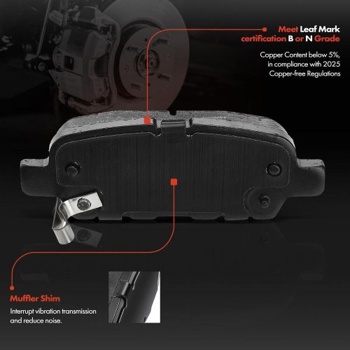 Rear Drilled Rotors & Brake Pads for INFINITI M35 M45 06-10 Nissan 350Z 06-09, US $85.46, image 7