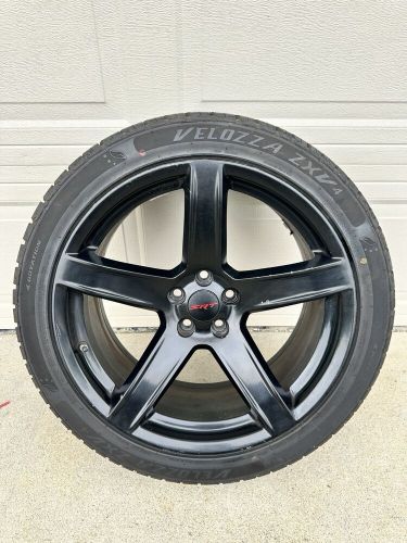 SRT OE STYLE CENTER CAPS FOR CHARGER CHALLENGER DURANGO JEEP MATTE BLACK & RED, US $29.99, image 7