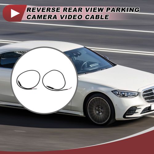 Reverse Rear View Parking Camera Video Cable 1.64ft 4Pin Female Black 2 Pcs, US $8.49, image 2