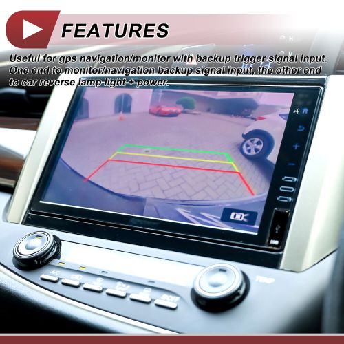 Reverse Rear View Parking Camera Video Cable 1.64ft 4Pin Female Black 2 Pcs, US $8.49, image 3