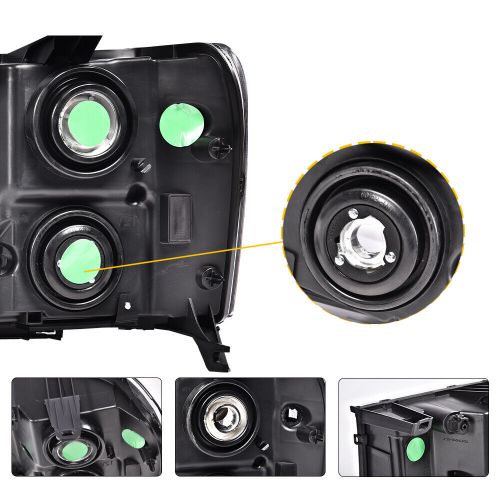 Fit For 2007-2014 GMC Sierra 1500 2500 3500 Clear Corner Smoke Lens Headlights, US $49.97, image 2
