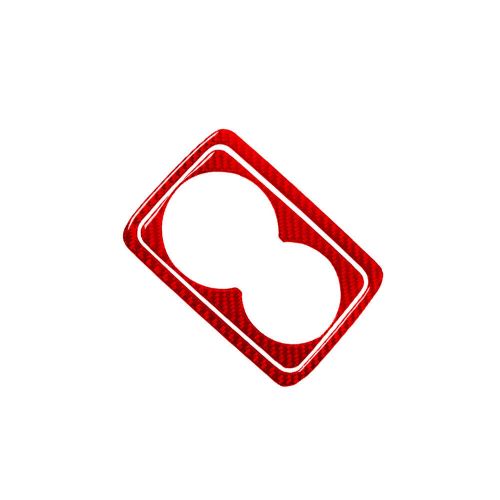 2Pcs Red Carbon Fiber CupHolder Sticker Cover Trim For Honda Accord Sedan 08-12, US $26.99, image 2