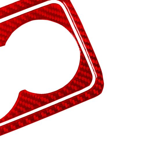 2Pcs Red Carbon Fiber CupHolder Sticker Cover Trim For Honda Accord Sedan 08-12, US $26.99, image 11