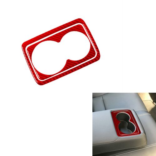 2Pcs Red Carbon Fiber CupHolder Sticker Cover Trim For Honda Accord Sedan 08-12, US $26.99, image 12