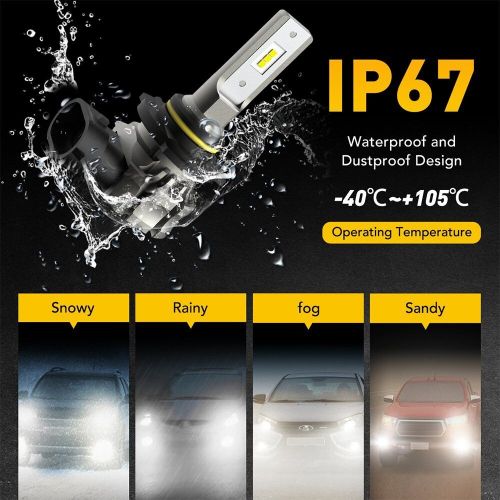 H10 9145 9140 DRL ED Fog Light Bulb for Toyota Tacoma 2005-2011 Tundra 2007-2013, US $26.99, image 8