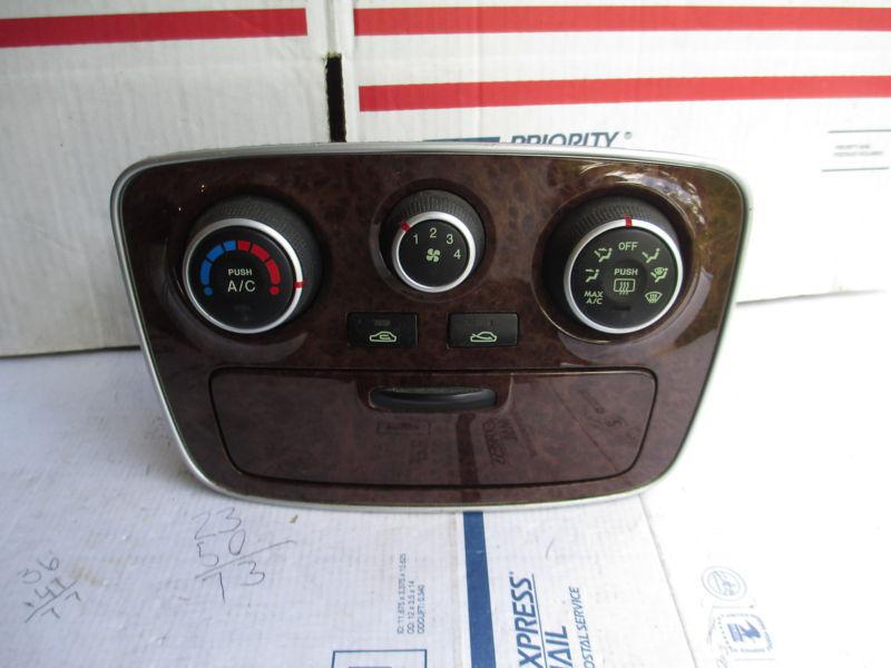 2006 2007 2008 hyundai sonata heater control/storage woodgrain