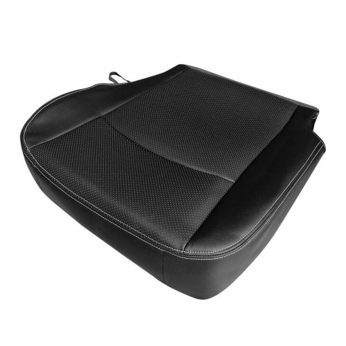 Black Driver Side Bottom Leather Seat Cover For Dodge Ram Laramie 2500 2013-2018, US $85.21, image 3