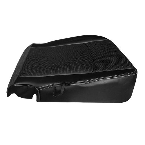 Black Driver Side Bottom Leather Seat Cover For Dodge Ram Laramie 2500 2013-2018, US $85.21, image 7