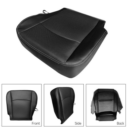 Black Driver Side Bottom Leather Seat Cover For Dodge Ram Laramie 2500 2013-2018, US $85.21, image 11