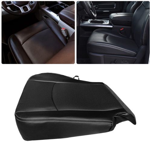 Black Driver Side Bottom Leather Seat Cover For Dodge Ram Laramie 2500 2013-2018, US $85.21, image 15