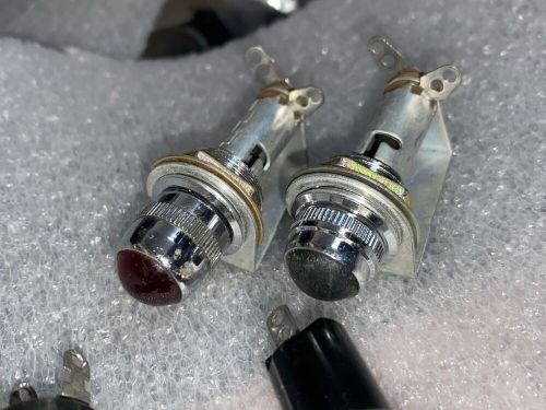 8pcs Dialco Dialight Panel Indicator Lamps Amber Red Green White Glass Lens, US $14.95, image 2