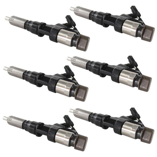 6X Fuel Injectors 095000-6593 VH23670E0012 For Hino 338 J08E Kobelco SK350-8, US $804.58, image 5