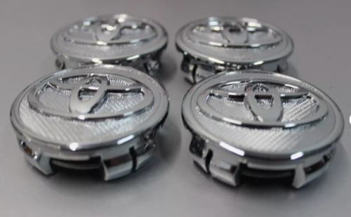 (4) NEW TOYOTA WHEEL RIM CENTER HUB CAPS CHROME LOGO 57MM PRIUS COROLLA YARIS, US $10.00, image 8