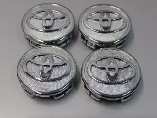 (4) NEW TOYOTA WHEEL RIM CENTER HUB CAPS CHROME LOGO 57MM PRIUS COROLLA YARIS, US $10.00, image 9