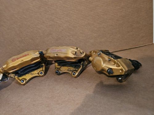 2003-2008 Nissan 350Z Infiniti G35 GOLD Brembo Brake Caliper Set Of 4 OEM, US $845.00, image 4