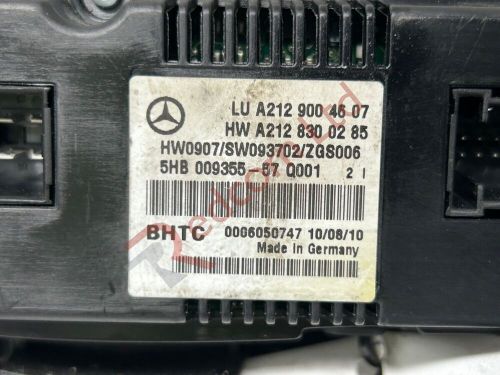 MERCEDES-BENZ E CLASS A207 2010-2013 Heater Control Panel, US $, image 9