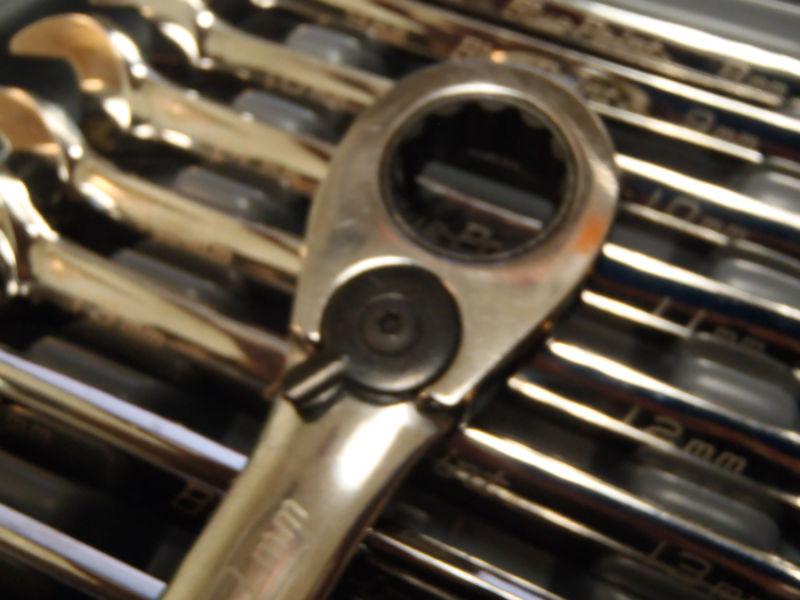 Purchase Blue Point Ratcheting Wrench Set Metric 8mm19mm BOERM712 mm