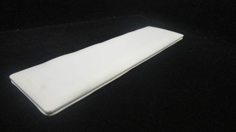 22''x6.5'' white trim accessory piece for a pontoon marine boat k/i #77