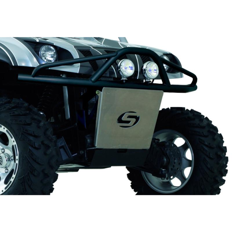 Speed industries yamaha rhino 450/660/700fi  front bumper black skid plate 45303