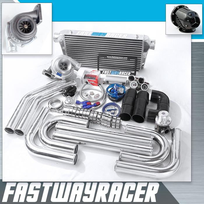 Purchase Universal GT35 T4 .68AR Turbo Kit Turbo Starter Kit T4 Flange