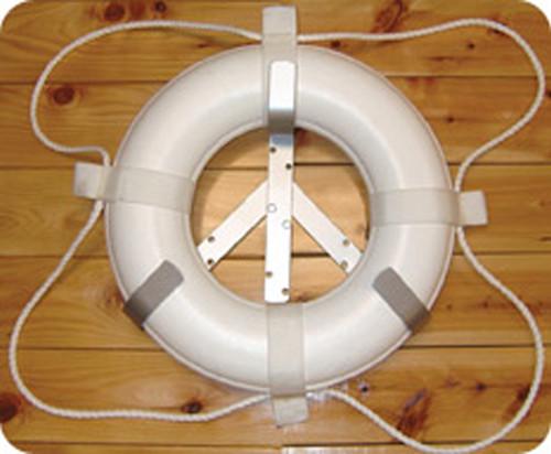 New taylor made ring buoy rack,adjustable 20"-24" life saver boat rings holder